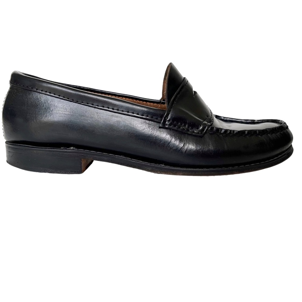 G.H. Bass & Co. Black Leather Penny Loafers